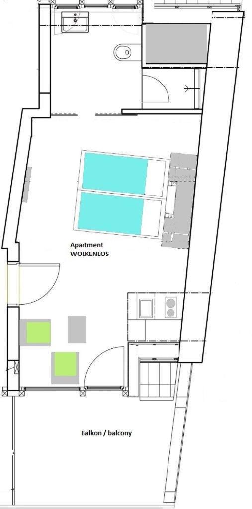 1463 Apartmenthaus Karlsruhe Eksteriør bilde